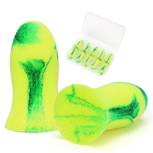 10pcs Soft Foam Ear Plugs NRR 33dB Reusable Washable