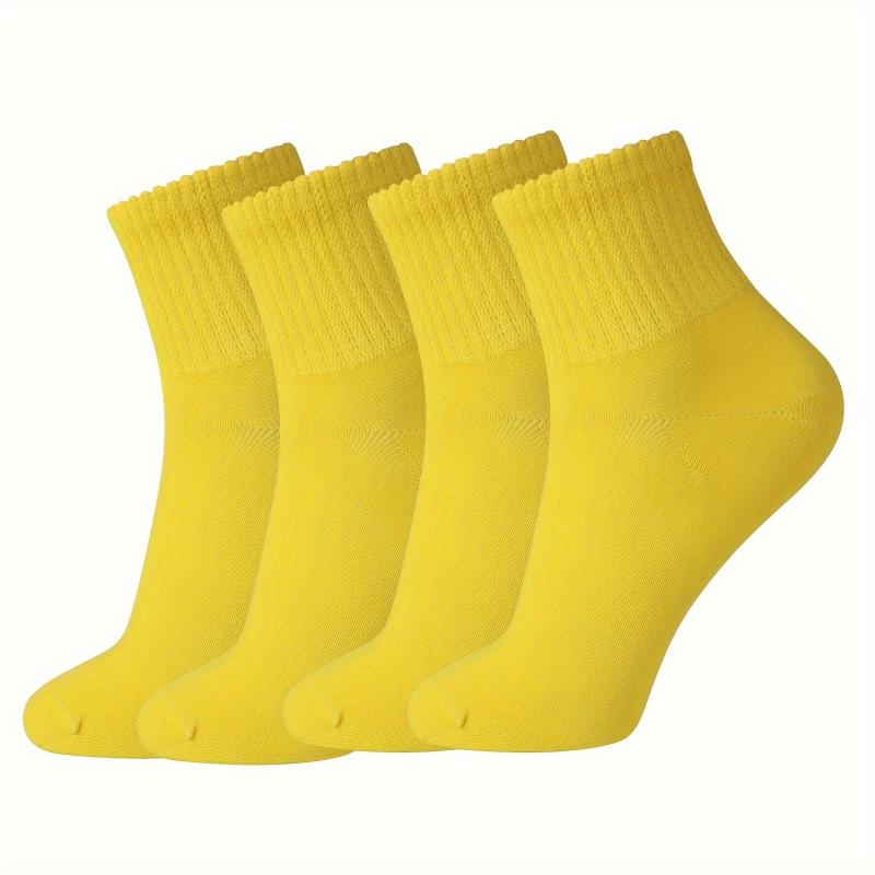 Women's Bamboo Fiber Mid-calf Diabetic Loose Socks