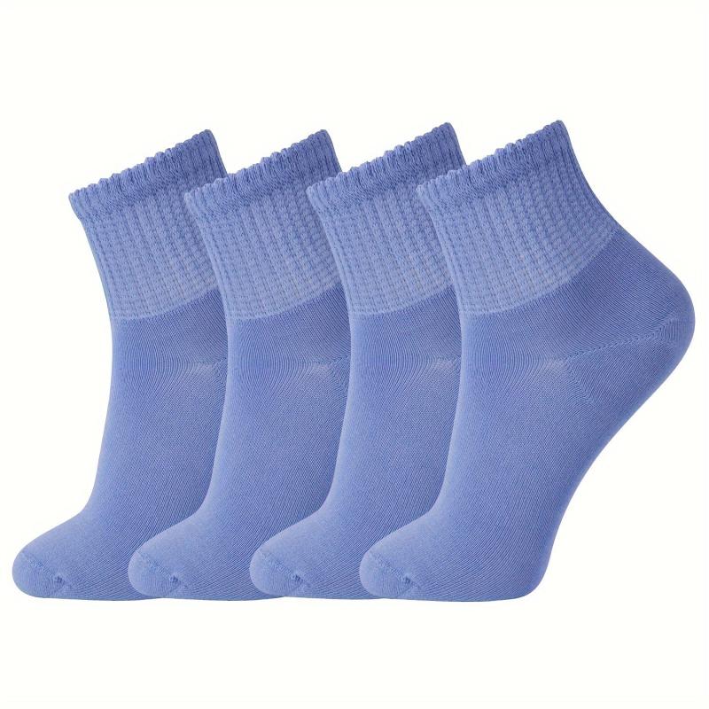 Women's Bamboo Fiber Mid-calf Diabetic Loose Socks