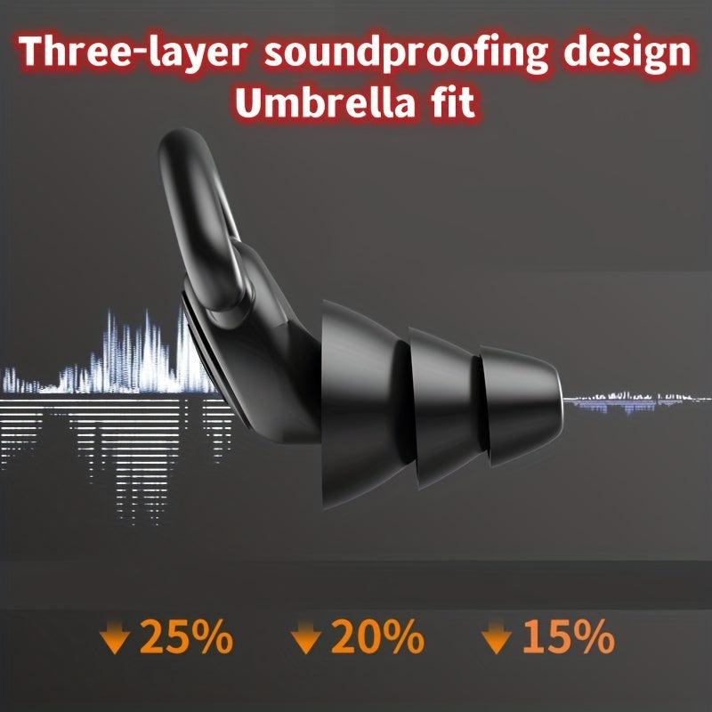 Noise Reduction Loop Ear Plugs Soft Reusable Hearing Protection