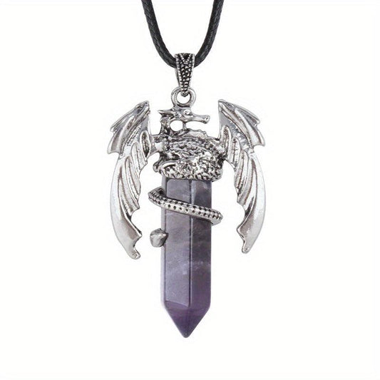 Dragon Necklace For Men Women Crystal Necklace Dragon Jewelry