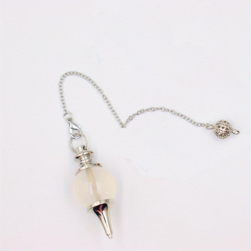 Charm Quartz Pendulum Divination Stone Pendant Jewelry