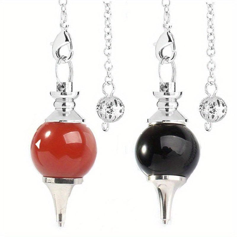 Charm Quartz Pendulum Divination Stone Pendant Jewelry