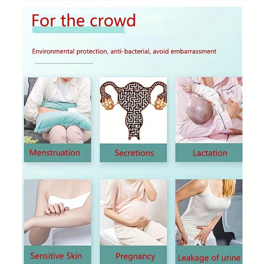 3pcs Reusable Sanitary Napkin Pad Bamboo Cloth Pads Heavy Flow Large Set