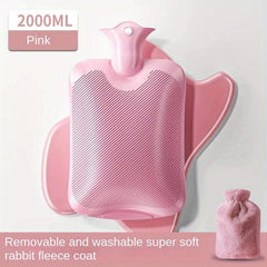 Plush Hand Warmer Hot Water Bag 33oz Explosion-proof PVC Home Sleep Warm Bag