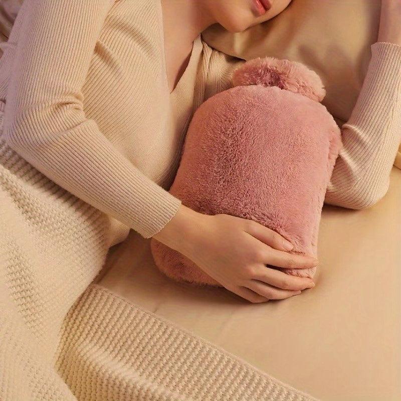Plush Hand Warmer Hot Water Bag 33oz Explosion-proof PVC Home Sleep Warm Bag