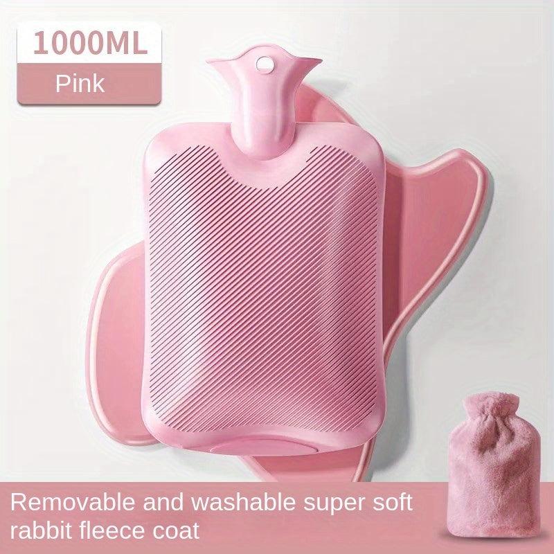 Plush Hand Warmer Hot Water Bag 33oz Explosion-proof PVC Home Sleep Warm Bag