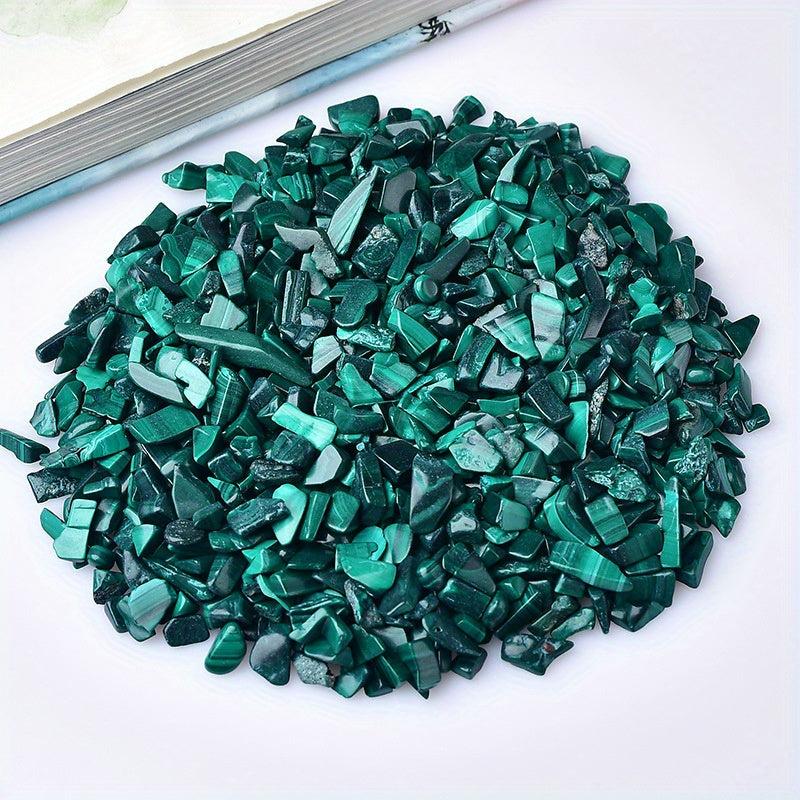 Natural Malachite Gravel Stone 7oz for Fish Tank and Decor