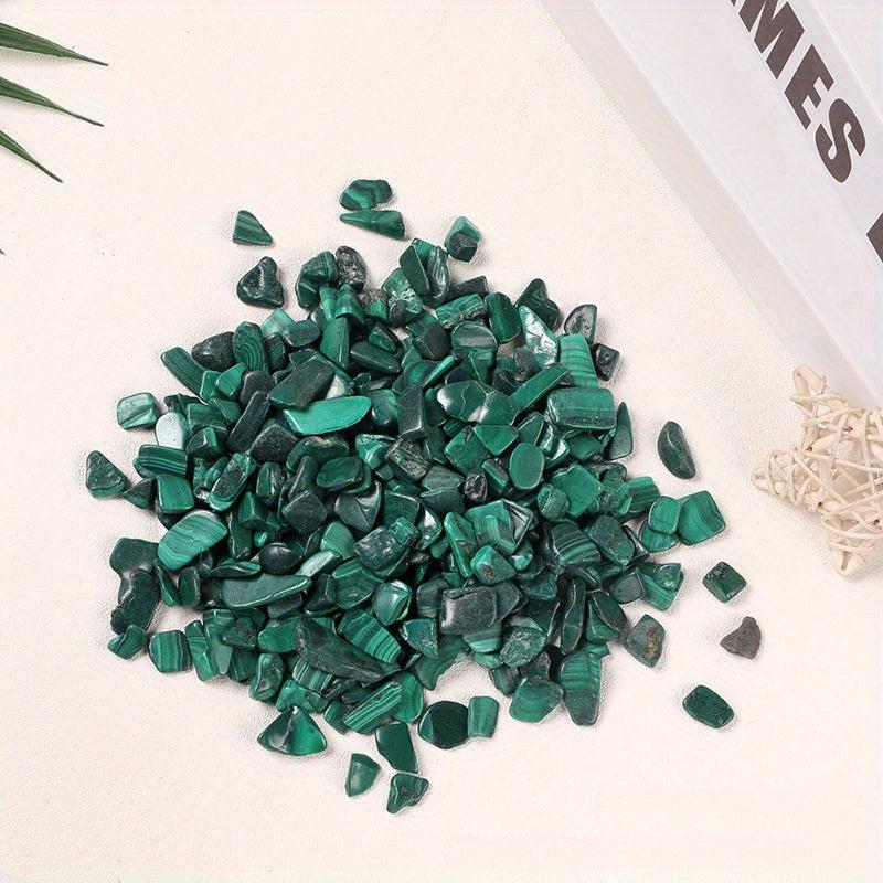Natural Malachite Gravel Stone 7oz for Fish Tank and Decor