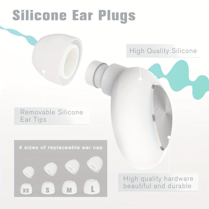1pair Anti-noise Soundproof Earplugs for Quiet Sleep