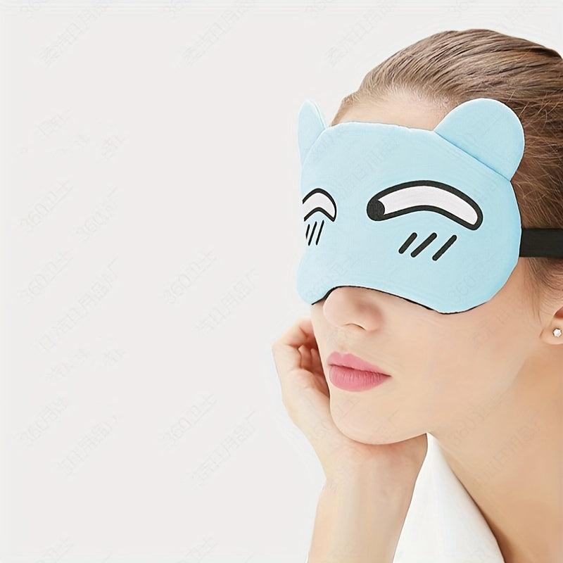 Cartoon Eye Mask Soft 3D Eye Mask for Sleeping Traveling Napping
