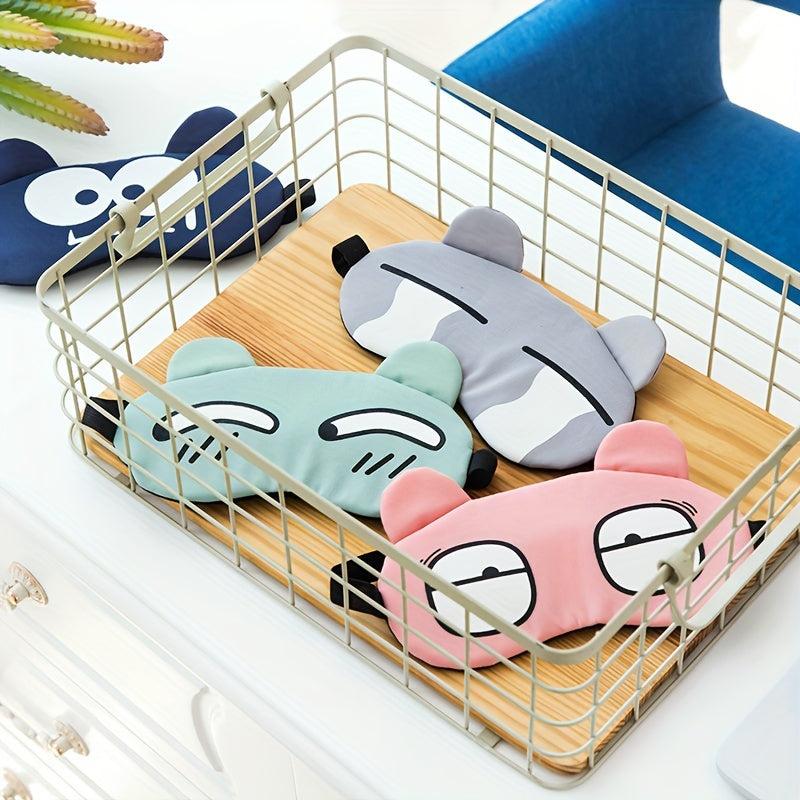 Cartoon Eye Mask Soft 3D Eye Mask for Sleeping Traveling Napping