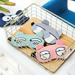 Cartoon Eye Mask Soft 3D Eye Mask for Sleeping Traveling Napping