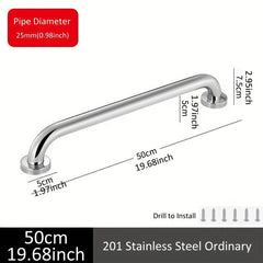 30 Stainless Steel Bathroom Grab Bar Safety Handle Towel Rack