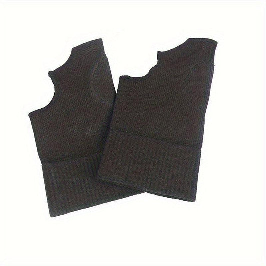 Unisex Wrist Guard Elastic Strap Gloves for Warm and Cold Fitness