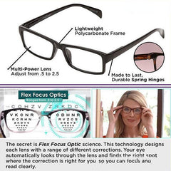 Autofocus Multifocal Readers Glasses Resin One Power Presbyopic Eyeglasses