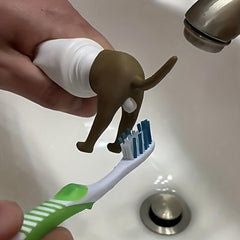 Dog Poop Toothpaste Cap Creative Novelty Squeezer