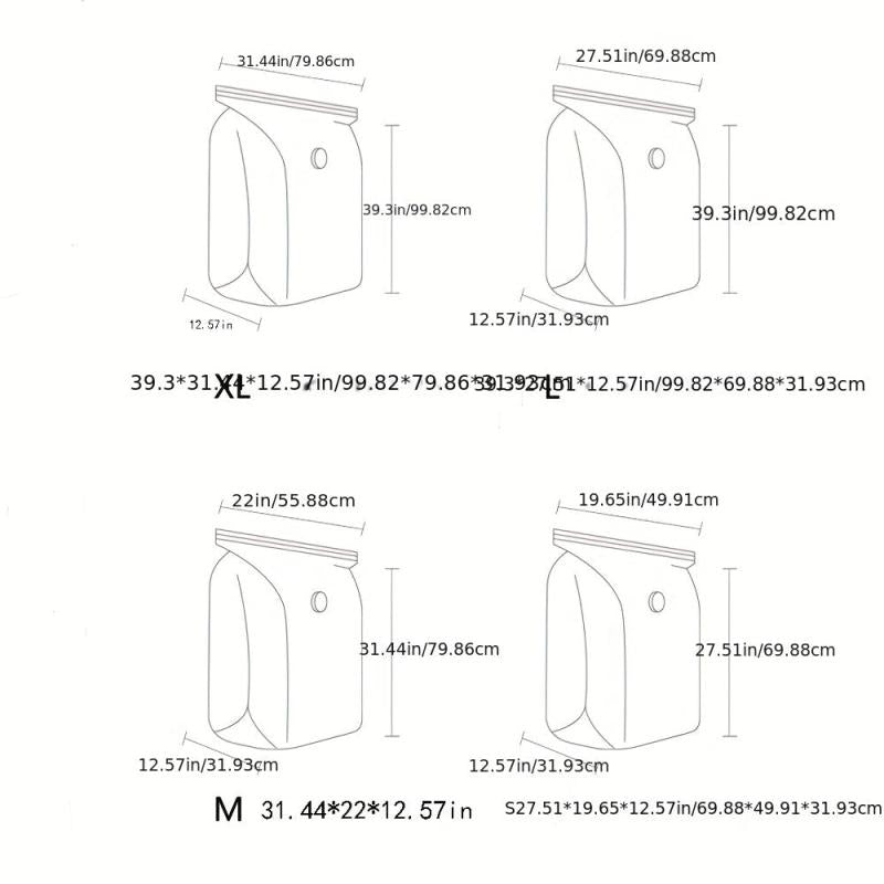 Vacuum Storage Bag for Clothing and Quilts