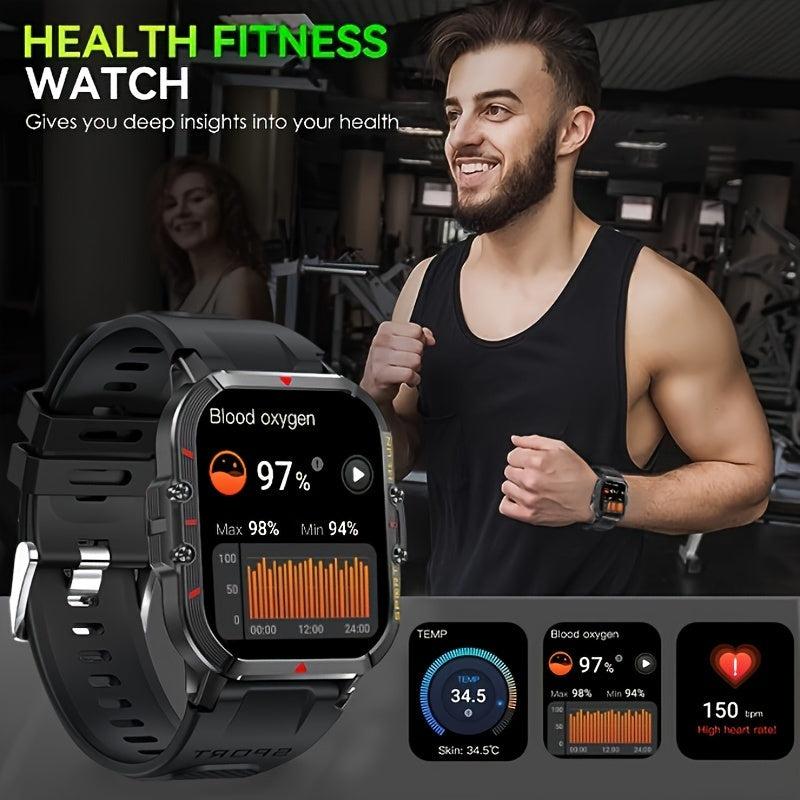 Tactical Outdoor Sports Smartwatch 4 Military Smart Watch IP68 Waterproof