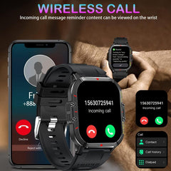 Tactical Outdoor Sports Smartwatch 4 Military Smart Watch IP68 Waterproof