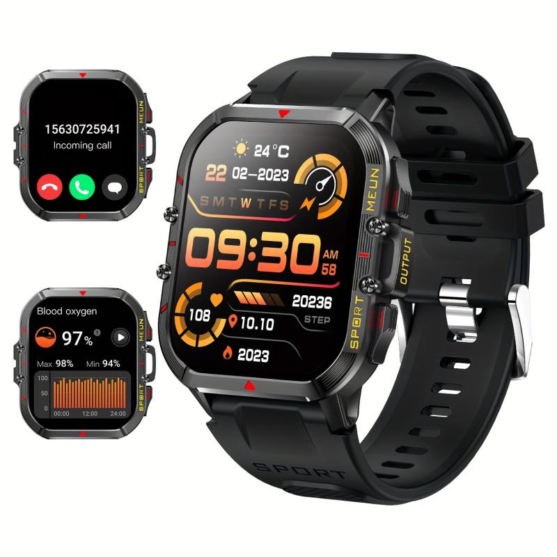 Tactical Outdoor Sports Smartwatch 4 Military Smart Watch IP68 Waterproof