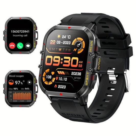 Tactical Outdoor Sports Smartwatch 4 Military Smart Watch IP68 Waterproof