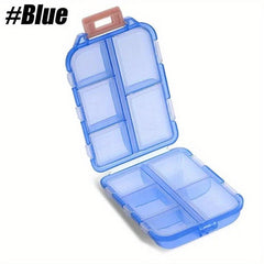 Weekly Pill Organizer Small Pocket Pill Box Dispenser Portable Travel Case