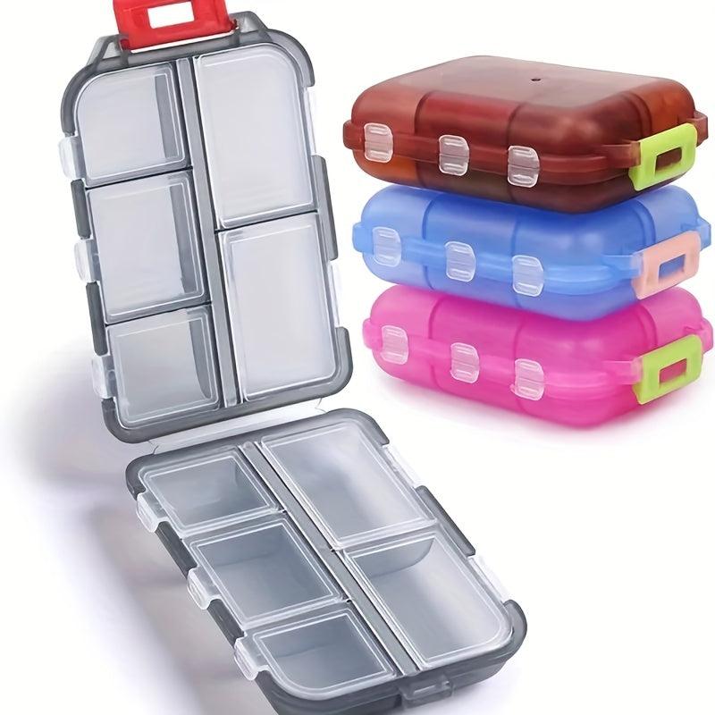 Weekly Pill Organizer Small Pocket Pill Box Dispenser Portable Travel Case
