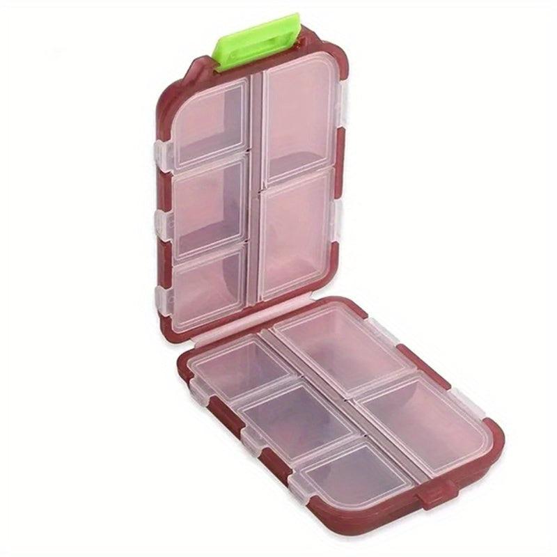 Weekly Pill Organizer Small Pocket Pill Box Dispenser Portable Travel Case