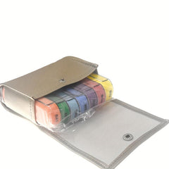 Weekly Pill Organizer in Leather Case