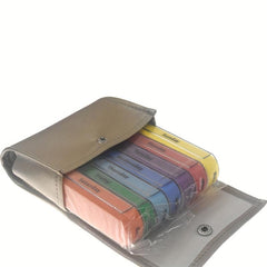 Weekly Pill Organizer in Leather Case