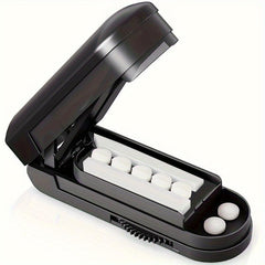 Adjustable Pill Cutter Stainless Steel Blade Protection Cover