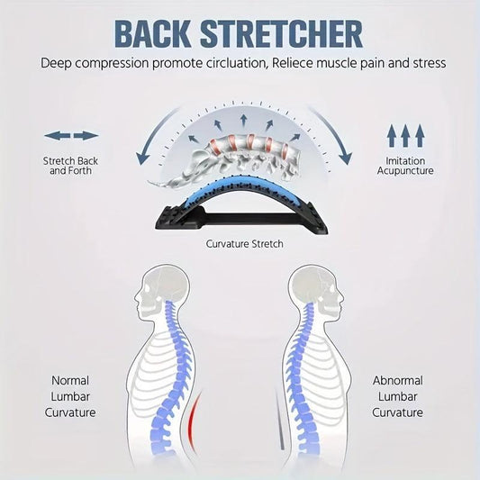 Back Stretcher 3 Levels Massage Device Decompression Board
