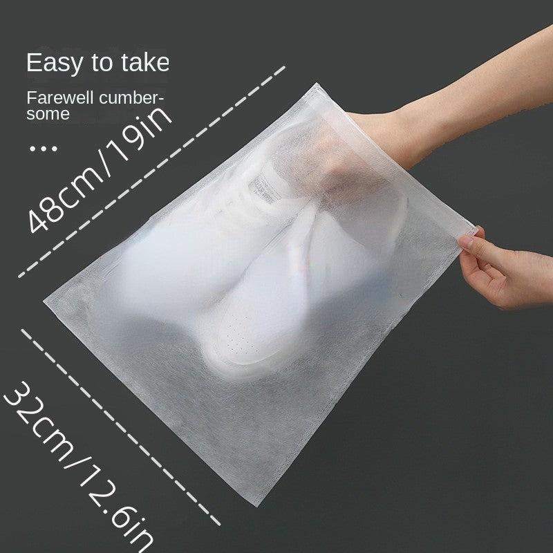 10pcs Nonwoven Dustproof Drawstring Shoe Bags