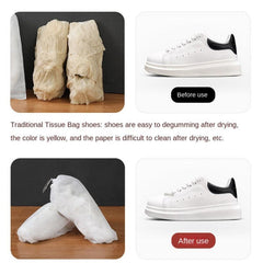 10pcs Nonwoven Dustproof Drawstring Shoe Bags