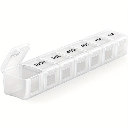 Weekly Pill Organizer 7 Days XL Compartment Travel Friendly Medicine Case