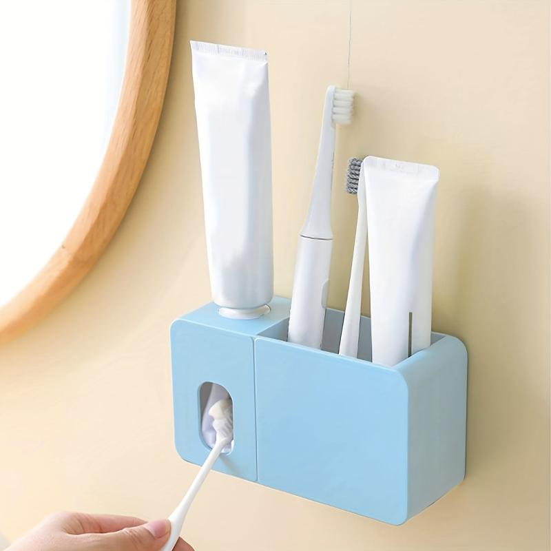 Automatic Toothpaste Squeezing Machine with Toothbrush Holder