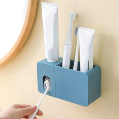 Automatic Toothpaste Squeezing Machine with Toothbrush Holder