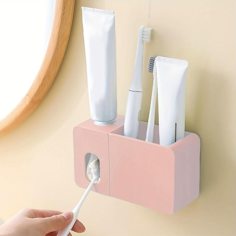 Automatic Toothpaste Squeezing Machine with Toothbrush Holder