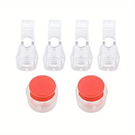 6pcs Double Hole Cord Locks Drawstring Stopper Set