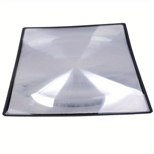 A5 Flat PVC Magnifier Sheet X3 Book Page Magnifying Reading Glass Lens