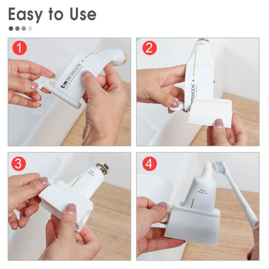 3pcs Toothpaste Squeezer Bathroom Set Rolling Tube Squeezer
