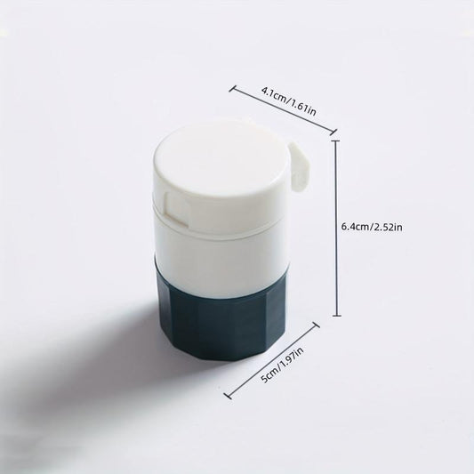 1pc Pill Dispenser Box Eco-Friendly Material Pill Cutter & Grinder