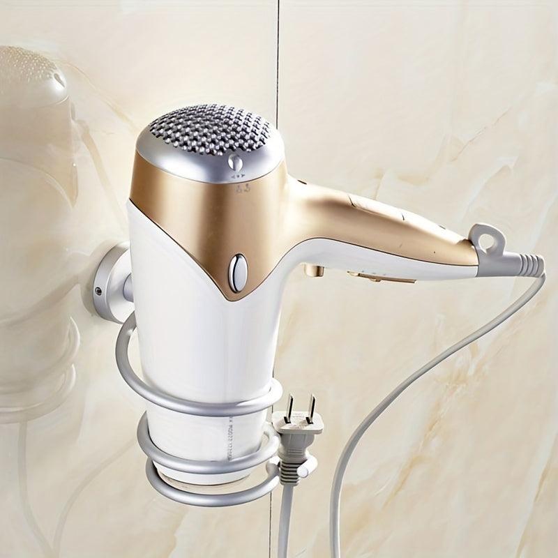 Wall Mounted Hair Dryer Holder - Keep Your Hair Dryer Handy and Organized