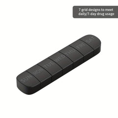 7 Grids Weekly Pill Storage Box for Medicine Packing Container