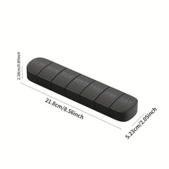 7 Grids Weekly Pill Storage Box for Medicine Packing Container