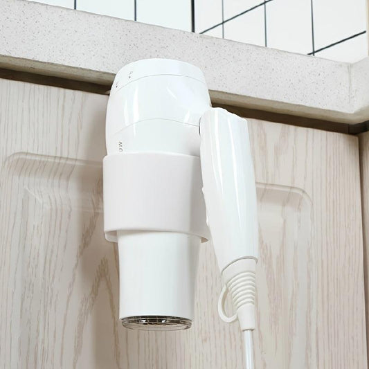 Hair Dryer Holder Bathroom Storage Rack Wall Mounted Hair Dryer Holder