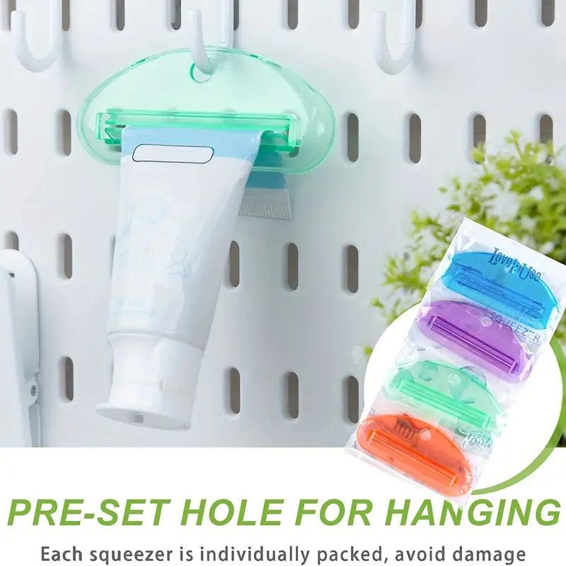 4pcs Tube Squeezer for Toothpaste, Facial Cleanser, Paint