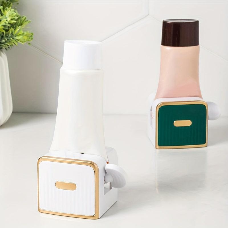 Wall Mounted Toothpaste Squeezer Facial Cleanser Rolling Holder