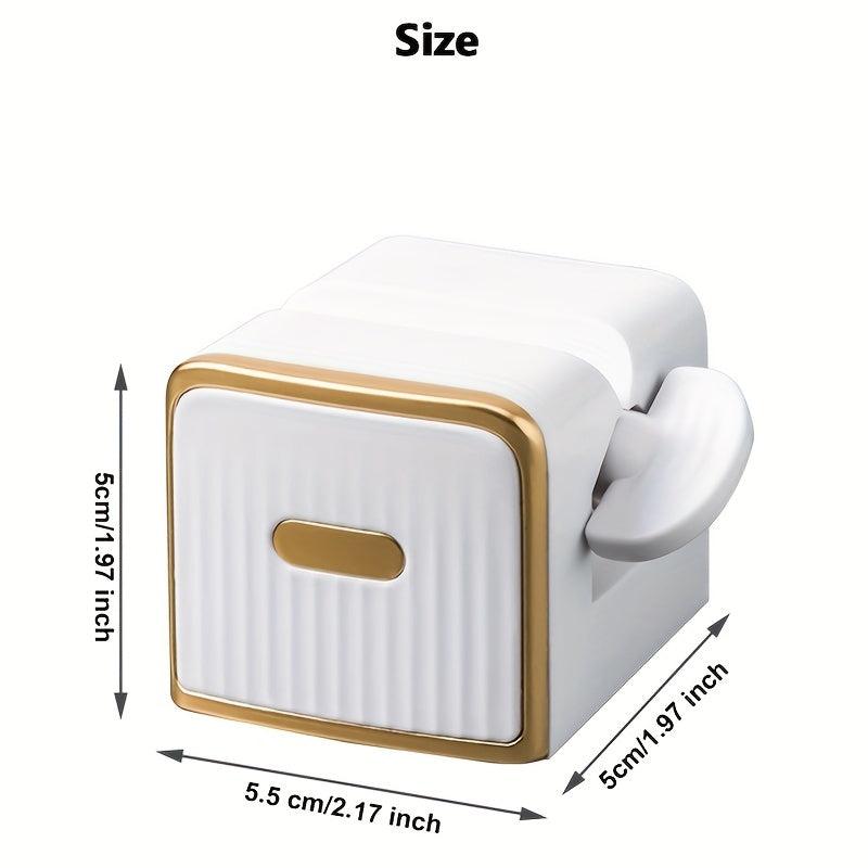 Wall Mounted Toothpaste Squeezer Facial Cleanser Rolling Holder
